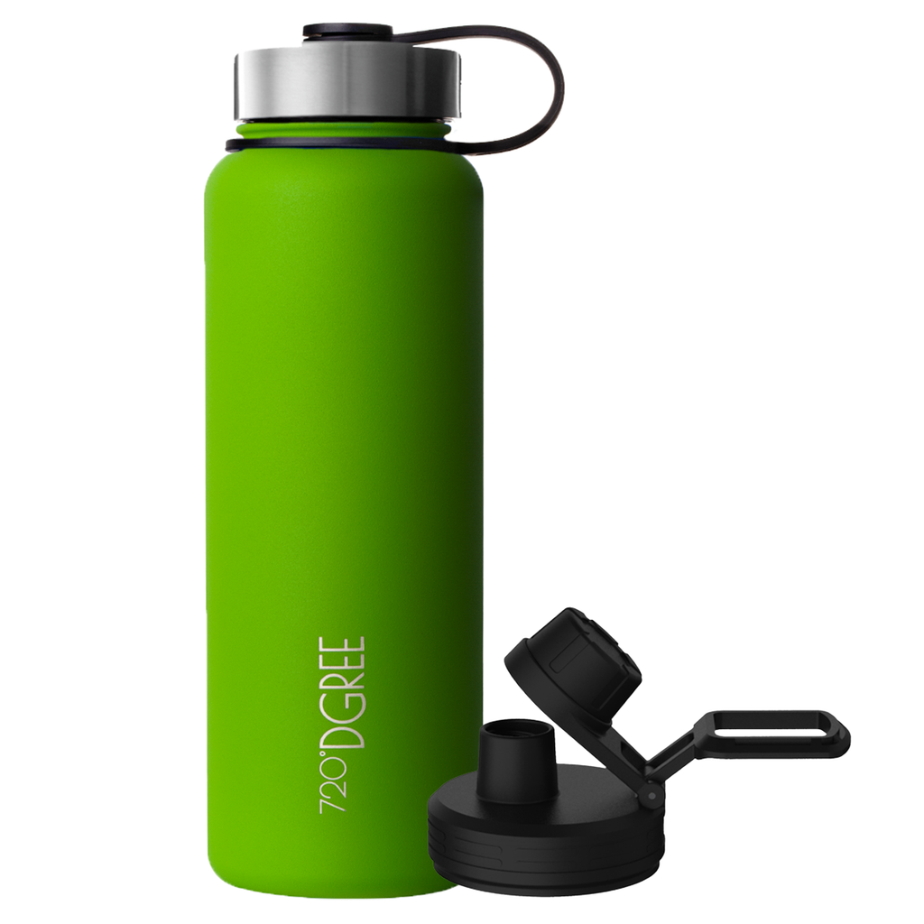 [720_04_1200ml_u_violet] noLimit - Isolier Trinkflasche aus Edelstahl inkl. Sportdeckel 1200ml (Ultra Violet)