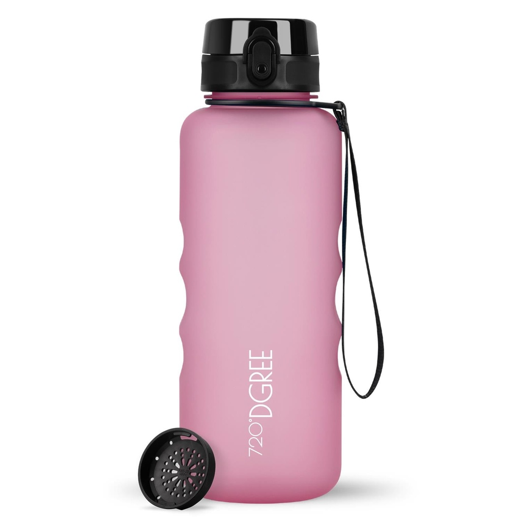 [720_13_1500ml_rose] Trinkflasche 720DGREE uberBottle softtouch mit Sieb 1500ml (Rose)